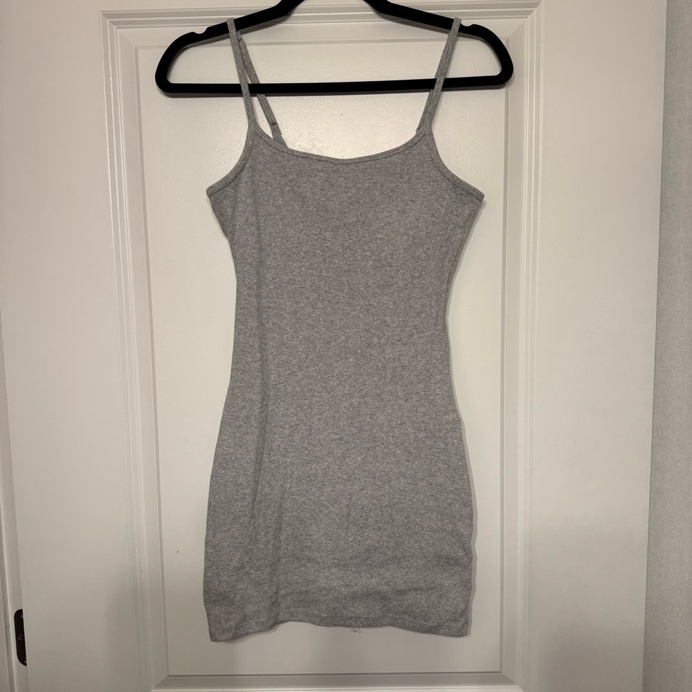 Aritzia Babaton ribbed cami mini dress